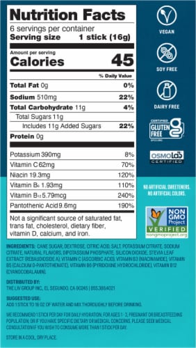 Liquid I.V.® Acai Berry Hydration Multiplier® Drink Mix Perspective: back