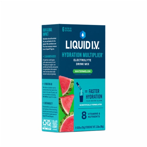 Liquid I.V. Hydration Multiplier Strawberry Electrolyte Drink Mix Sticks,  10 ct - Fry's Food Stores