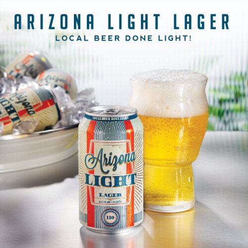 Huss Brewing Co. Arizona Light Lager Beer Perspective: back