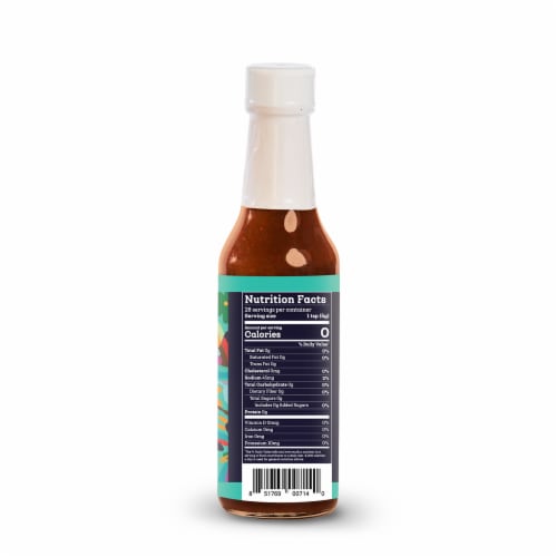 Siete Traditional Hot Sauce Perspective: back