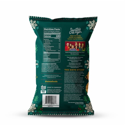 Siete Mini Bunuelos Grain-free Cinnamon Crisps Perspective: back