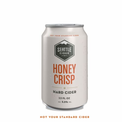 Seattle Cider Honeycrisp Hard Cider Beer Perspective: back