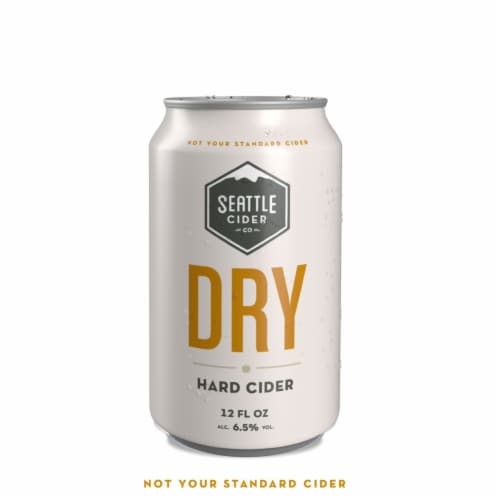 Seattle Cider Dry Cider Beer Perspective: back