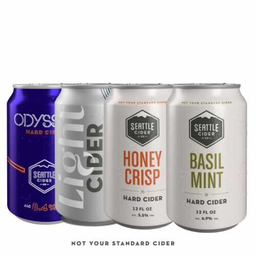 Seattle Cider Variety Party Pack Perspective: back
