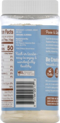 PB2 Powdered Almond Butter Perspective: back