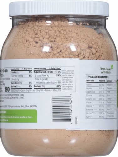 PB2® Performance Peanut with Dutch Cocoa Protein Powder Perspective: back