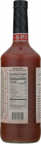 Charleston All Natural Bold & Spicy Bloody Mary Mix Perspective: back