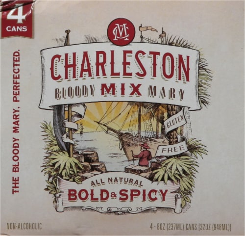 Charleston Mix Bold & Spicy Bloody Mary Mix Perspective: back