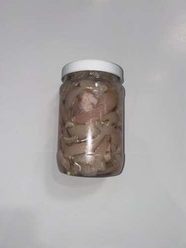Mi Costenita Pickled Pork Skin Perspective: back