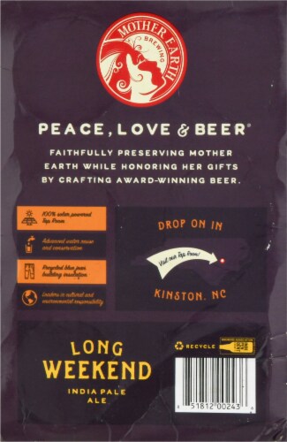 Mother Earth Brewing Long Weekend IPAs Perspective: back