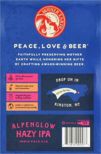Mother Earth Brewing Alpenglow Hazy IPAs Perspective: back