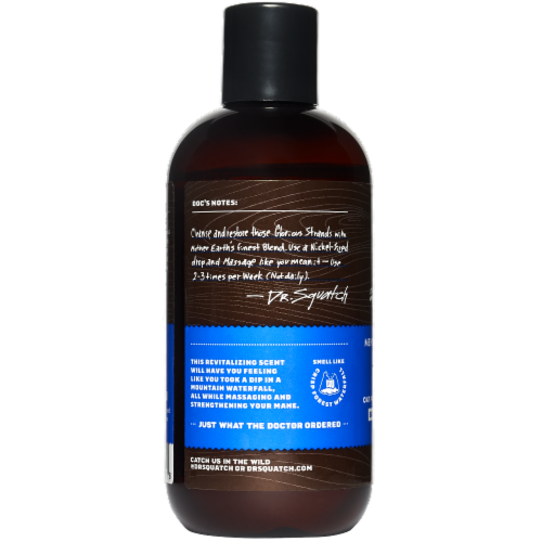 Dr. Squatch® Fresh Falls Shampoo Perspective: back