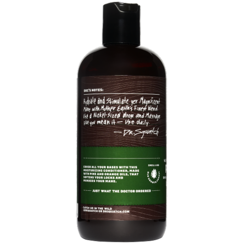 Dr. Squatch® Men's Natural Pine Tar Conditioner Perspective: back