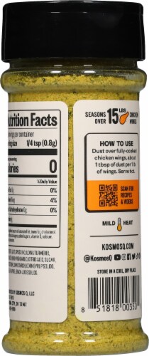 Kosmos Q® Wing Dust® Lemon Pepper BBQ Seasoning Perspective: back