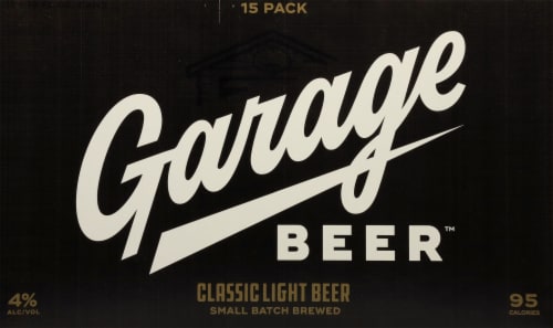Garage Beer Classic Light Beer Perspective: back