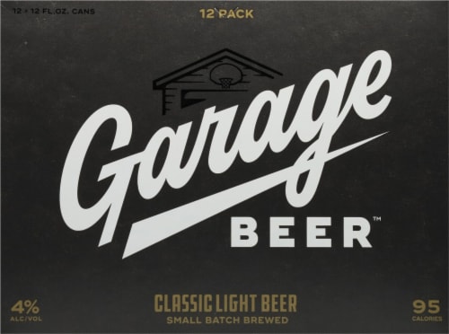 Garage Beer™ Classic Light Beer Perspective: back