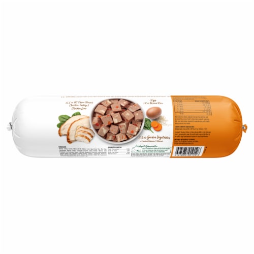 Freshpet Healthy & Natural Dog Food, Fresh Chicken & Turkey Roll Perspective: back