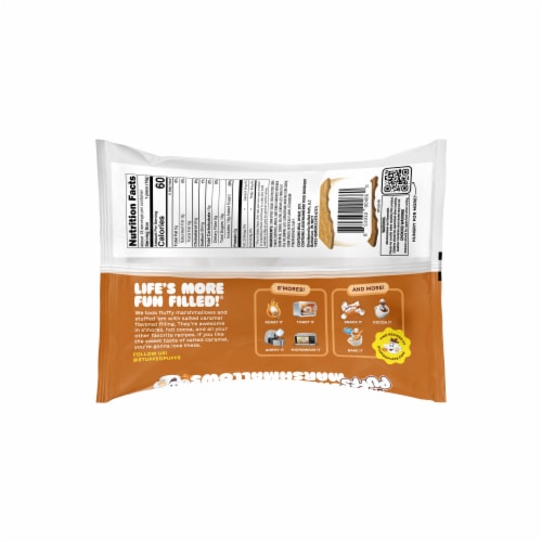 Stuffed Puffs® Salted Caramel Filled Vanilla Marshmallow Perspective: back