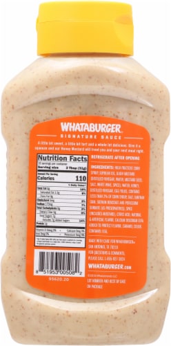 Whataburger® Classic Honey Mustard Perspective: back