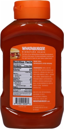 Whataburger® Buffalo Sauce Perspective: back