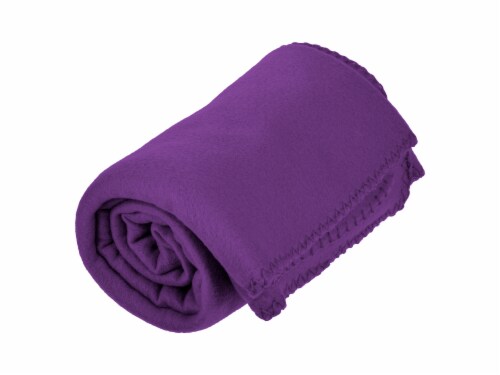50 x 60 Cozy Premium Fleece Throw Blanket Purple 1 pc Fred Meyer