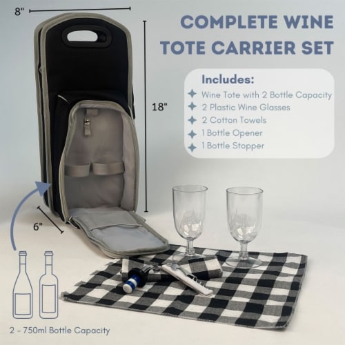 Insulated wine holder best sale