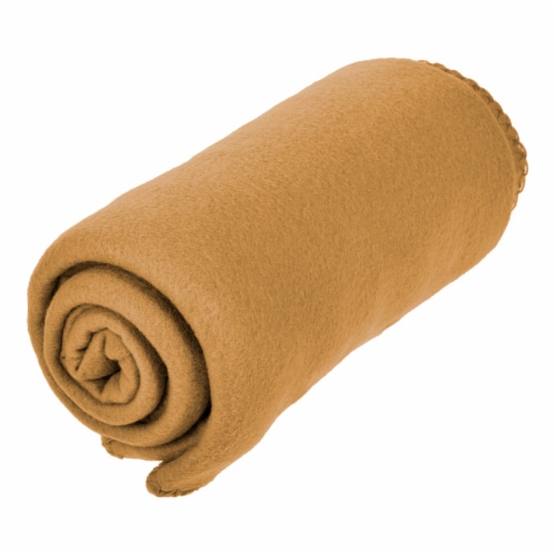 Tan fleece blanket best sale
