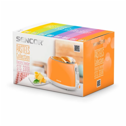 Sencor 2-Slot Toaster - Peach Orange Perspective: back