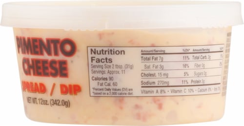 R.O.'s Pimento Cheese Spread / Dip Perspective: back
