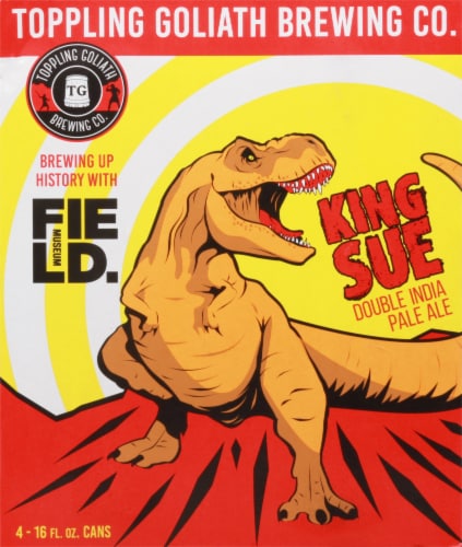 Toppling Goliath Brewing Co. King Sue Double India Pale Ale Beer Perspective: back