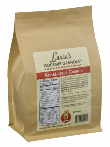 Laura's Gourmet Applelicious Crunch Granola Perspective: back