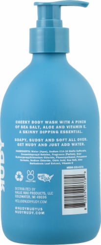 Nudy Rudy Sea Salt Suds Body Wash Perspective: back