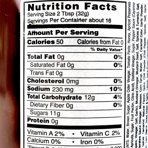 Lambert's Sweet Sauce O' Mine Sweet & Spicy Vinegar BBQ Sauce Perspective: back