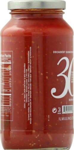 Il Mulino New York Marinara Pasta Sauce Perspective: back