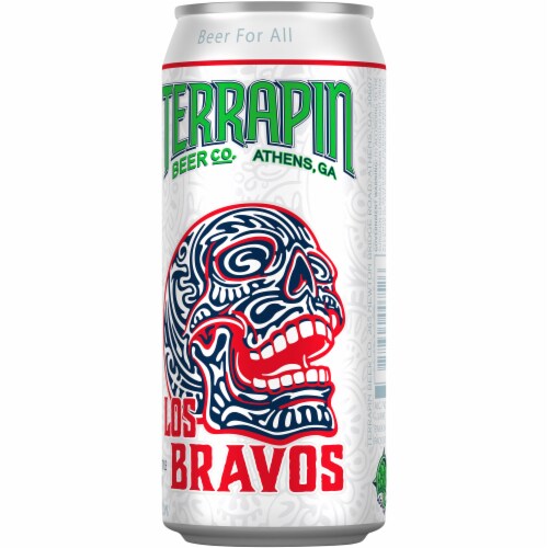 Terrapin Beer Co. Los Bravos Mexican-Style Lager Beer Perspective: back