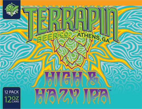 Terrapin Beer Co. High & Hazy IPA Perspective: back