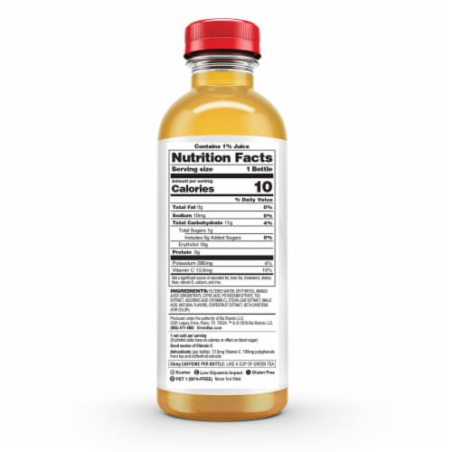 Bai® Antioxidant Infusion Malawi Mango Flavored Bottled Water Perspective: back