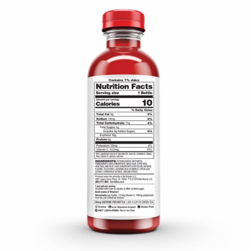 Bai® Antioxidant Infused Ipanema Pomegranate Flavored Bottled Water Perspective: back