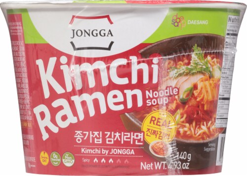 Jongga Kimchi Ramen Perspective: back