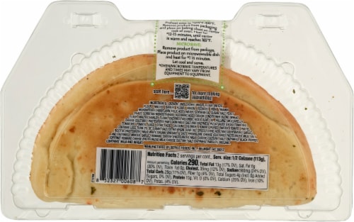 DePalo Foods Four Cheese Calzone Perspective: back