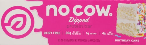 no cow Birthday Cake Protein Bars Perspective: back