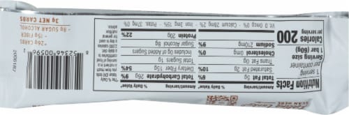 no cow® Chocolate Chip Cookie Dough Dairy-Free Protein Bars Perspective: back