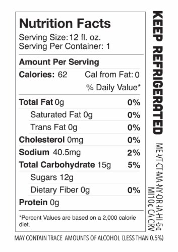Upstart Kombucha Mint Green Drink Perspective: back