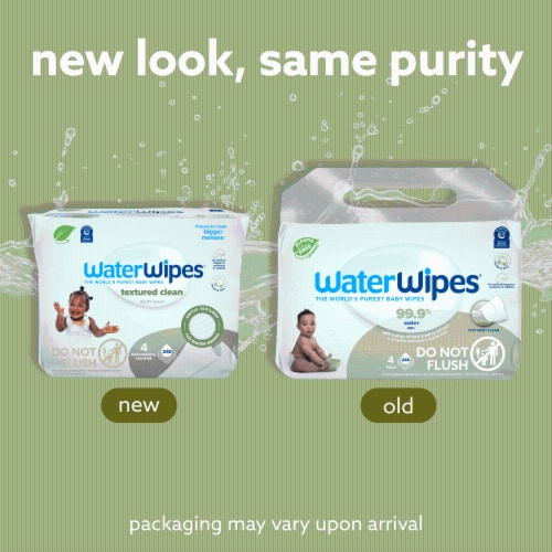 WaterWipes® Plastic Free Baby Wipes Perspective: back