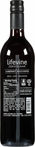 Lifevine Cabernet Sauvignon California Red Wine Perspective: back