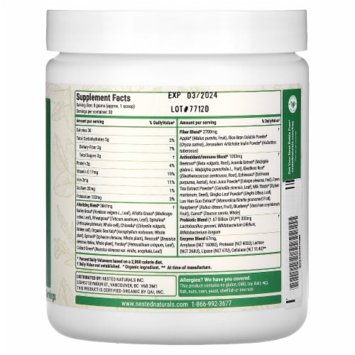 Nested naturals super greens 2025