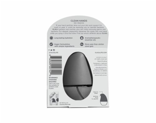 Olika Charcoal Hydrating Hand Sanitizer Spray Perspective: back