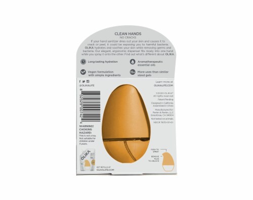 Olika Orange Blossom Hydrating Hand Sanitizer Perspective: back