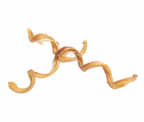 JoJo Modern Pets 7 Inch-10 Inch Beef Curly Bully Stick - All Natural Dog Treats Perspective: back