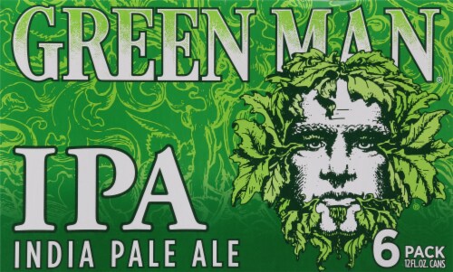Green Man IPA Beer Perspective: back